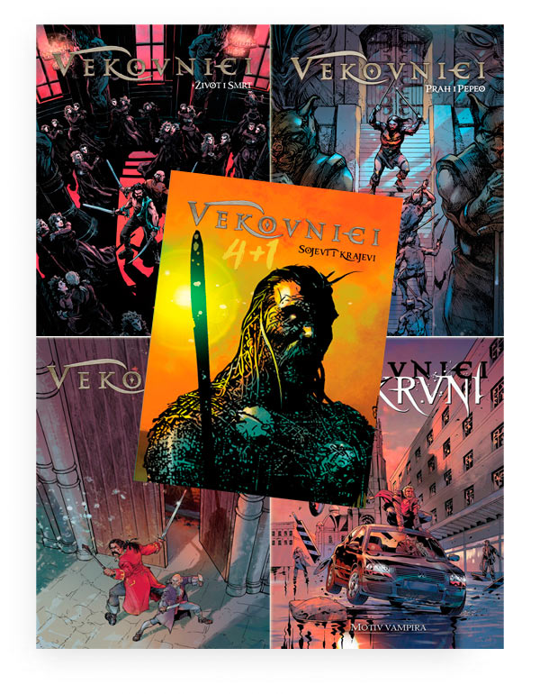 Strip Vekovnici Komplet 4+1 Prvih 10 godina